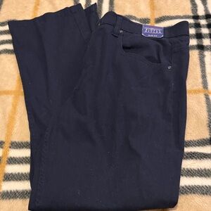 Simply Styled Men's Dark Blue Chinos